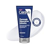 CeraVe - Pommade Réparatrice Intensive - Soin Réparateur, Apaisant et Protecteur Visage, Corps, Lèvres - 3 Céramides Essentiels + Acide Hyaluronique - Peau Très Sèche, Abîmée, Craquelée - 88 ml