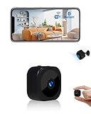 AOBOCAM Camera Espion，WiFi 1080P Bluetooth Mini Caméra de Surveillance Interieur/Extérieur sans Fil avec Enregistrement WiFi A Distance Discrete Mini Détection Mouvement Vision Nocturne (XS) (-1)