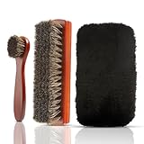 Brosse Chaussure,Kit Nettoyage Chaussure,Brosse Daim,Brosse,Entretien Chaussures,Brosse A Chaussure,Brosse Chaussure Nettoyage,Spazzole Scarpe in Crine di Cavallo,Brosse Daim Chaussures,2 Pièces