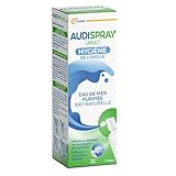 AUDISPRAY ADULT - Hygiène régulière de l'oreille - Eau de mer purifiée 100% naturelle - Made in France - Spray 50ml