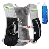 Sac à dos gilet d'hydratation léger pour course à pied, avec gourde d'hydratation de 500 ml pour randonnée, trail, course à pied, cyclisme, course, marathon pour femmes et hommes