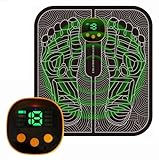 EMS masseur de pieds,Masseur électrique pour les pieds, Appareil de Massage Pied,Massage Machine électrique et Portable,Foot Massager Electric,Massage des Pieds EMS,8 Modes et 19 Intensités