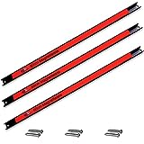 Set de 3 barres magnétiques en Métal pour outils 60cm 23kg charge Garage outils atelier cave, Multicolore