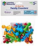 Learning Resources Sachet de 24 membres de la famille All About Me à compter