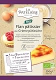 LA PATELIERE Préparation Bio pour Flan Pâtissier/Crème Pâtissière, 250 g