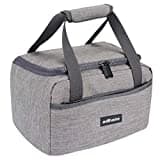 edihome, Sac Isotherme Repas, Lunch Box Isotherme, 8L, Déjeuner pour le travail, Portable, pour Manger pendant le voyage (Gris)