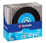 Verbatim Data Vinyl 10 x CD-R 700 Mo 52x Boîtier CD étroit