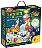 LISCIANI - I'm A Genius ELECTRICITE - Plus de 50 Expériences Scientifiques sur l'Electricité - Kit Scientifique avec Matériel Inclus - Jeu Educatif pour Enfants de 8,10,12 ans - Fabriqué en Italie