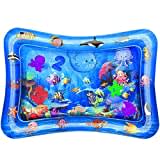 Wendergo Tummy Time tapis d'eau tapis de jeu gonflable jouets sensoriels pour bébé nourrissons et tout-petits 3 6 9 mois nouveau-né filles garçons