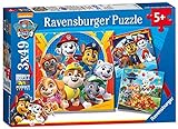 Ravensburger - Puzzle Enfant - Lot de 3 puzzles 49 pièces - Prêts à secourir / Pat'Patrouille - Fille ou garçon dès 5 ans - Puzzle de qualité supérieure - 3 posters inclus - Fun & Aventure - 05048