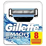 Gillette Mach3 Start Lames De Rasoir Pour Homme 8 Recharges 8 Unités