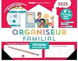 Organiseur familial Mémoniak 2025, calendrier organisation familial mensuel (sept. 2024- déc. 2025)