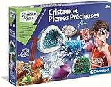 Clementoni - Science & Jeu - Cristaux et Pierres Précieuses - Jeu Scientifique - Laboratoire - Expériences - Substances Chimiques - pour Enfants à Partir de 8 Ans, [L'emballage Peut Varier]