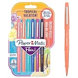 Paper Mate Flair Stylos-feutres de Coloriage | pointe moyenne (0,7 mm) | Couleurs Tropical | Lot de 6