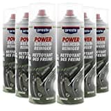 Presto 531583 Sixpack Nettoyant pour Freins Power 500 ml LOT DE 6