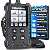 mucar CDL20 OBD2 Valise Diagnostic Auto, Lecteur de Code d'erreur de Moteur, OBD Diagnostique Français Auto Multimarque