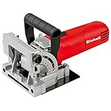 Einhell Fraiseuse à lamelle TC-BJ 900 (860 W, Réglage d'angle d'inclinaison 90°, Blocage de l'arbre, Livré en coffret avec sac à poussière et clé à ergots)