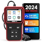 HyAdierTech OBD2 Diagnostic Auto Valise Voiture, V302 Scanner Universel Lecteur Code Voiture, OBD Diagnostic Auto Multimarque, Outil de Diagnostic pour Tous Les protocoles OBDII Voitures Depuis 1996