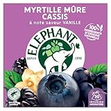 Elephant, Infusion Aromatisée, Goût Myrtille Mure Cassis & Vanille, Certifié Rainforest Alliance, Ingrédients d'Origine 100% Naturelle, 20 Sachets Pyramid