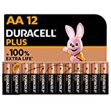 Duracell Plus Piles AA (lot de 12) - Alcalines 1,5V - Jusqu’à 100% plus longtemps - Idéales pour les appareils du quotidien - Emballage 0% plastique - Conservation 10 ans - LR6 MN1500