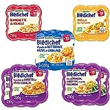 Blédina - Blédichef - 8 petits plats pour bébé - Repas midi et soir - Dès 18 Mois - 5 recettes - Pack de 8